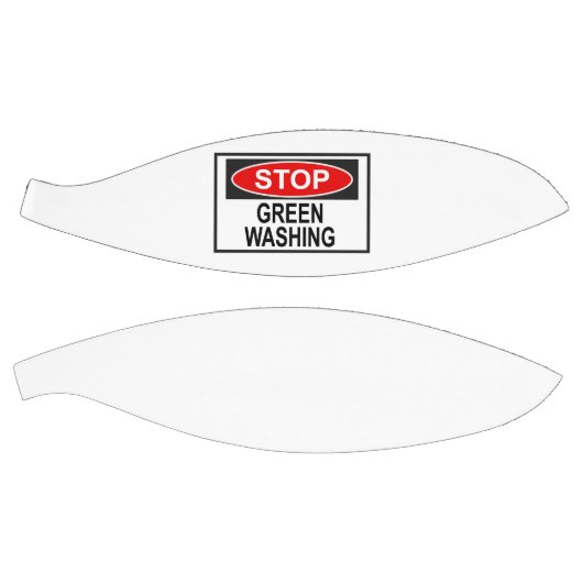 Stop Greenwash Sign (1) Basketbal (Panelen)