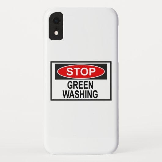 Stop Greenwash Sign (1) Case-Mate iPhone Case (Achterkant)