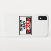 Stop Greenwash Sign (1) Case-Mate iPhone Case (Achterkant (horizontaal))