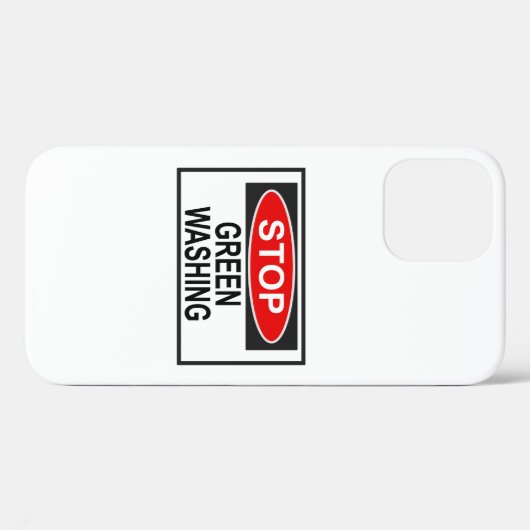 Stop Greenwash Sign (1) Case-Mate iPhone Case (Achterkant (horizontaal))