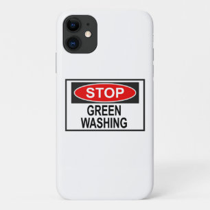 Stop Greenwash Sign (1) Case-Mate iPhone Case