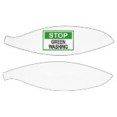 Stop Greenwashing Teken Button Basketbal (Panelen)