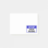 Stop groenwas-sign post-it® notes (Voorkant)