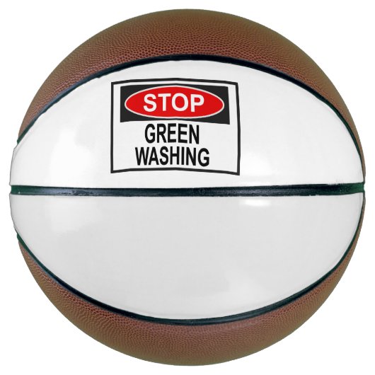 Stop groenwas-signaal (1) basketbal (Voorkant)