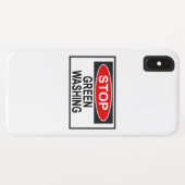 Stop groenwas-signaal (1) Case-Mate iPhone case (Achterkant (horizontaal))
