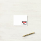 Stop groenwas-signaal (1) post-it® notes (Op bureau)