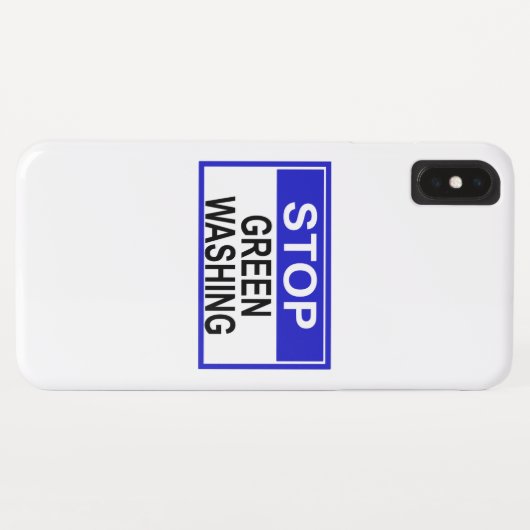 Stop groenwas-signaal Case-Mate iPhone case (Achterkant (horizontaal))