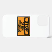 Stop groenwas-signaal Case-Mate iPhone case (Achterkant (horizontaal))