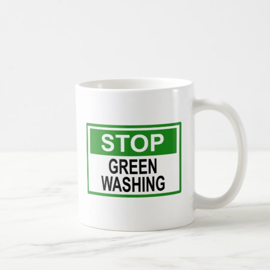Stop groenwas-signaal koffiemok (Rechts)