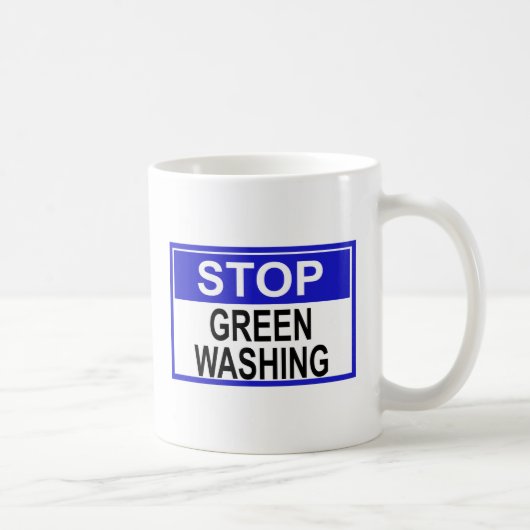 Stop groenwas-signaal koffiemok (Rechts)