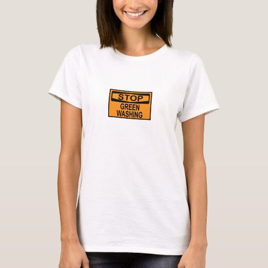 Stop groenwas-signaal t-shirt (Voorkant)