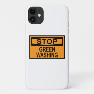 Stop groenwassen bord Case-Mate iPhone case