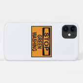 Stop groenwassen bord Case-Mate iPhone case (Achterkant (horizontaal))