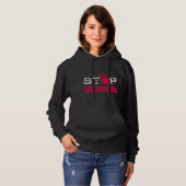 Stop groenwassen hoodie (Voorkant volledig)