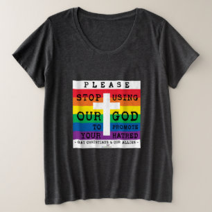 Stop Grote Maat T-shirt