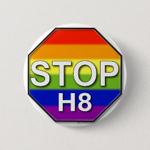 Stop H8 Ronde Button 5,7 Cm