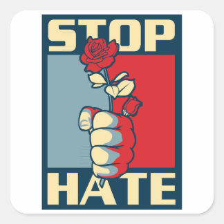 Stop Haat ... wow! Sticker