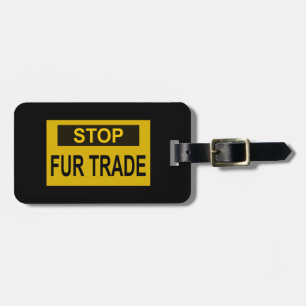 Stop handel Geel Bagagelabel
