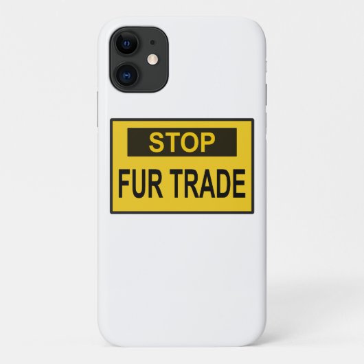 Stop handel Geel Case-Mate iPhone Case (Achterkant)
