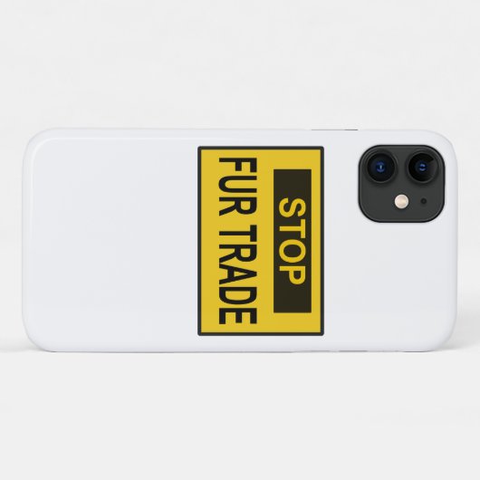 Stop handel Geel Case-Mate iPhone Case (Achterkant (horizontaal))