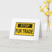 Stop handel Geel Kaart (Gele Bloem)