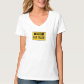 Stop handel Geel T-shirt (Voorkant)