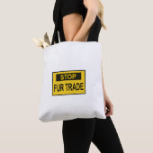 Stop handel Geel Tote Bag (Dichtbij)