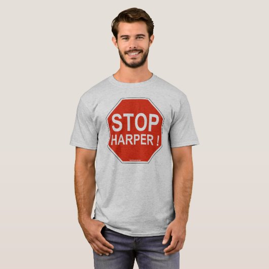 Stop Harper T-shirt (Voorkant volledig)