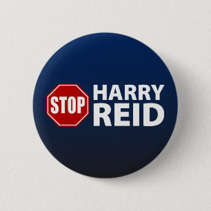 Stop Harry Reid Ronde Button 5,7 Cm