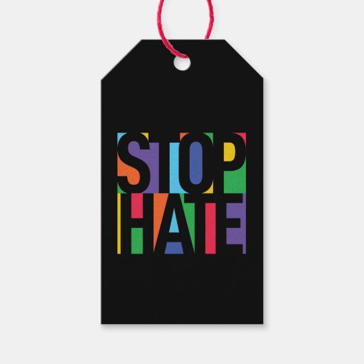 Stop Hate Cadeaulabel (Voorkant)