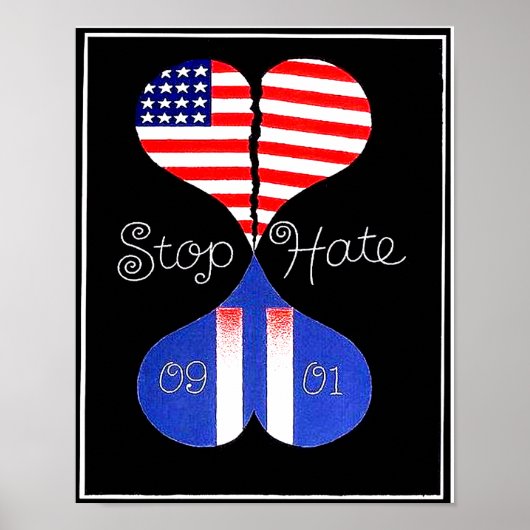 Stop Hate Poster (Voorkant)