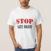 STOP Hate Radio T-shirt (Voorkant)