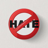 Stop Hate Ronde Button 3,2 Cm (Voorkant)