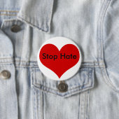 Stop Hate Ronde Button 7,6 Cm (In situ)