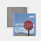 Stop Hate Square Magnet (Voorkant / Achterkant)