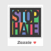 Stop Hate Sticker (Vel)