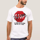 Stop hating t-shirt (Voorkant)
