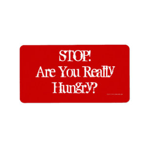 Stop! Heb je echt honger?, Diet Food Label