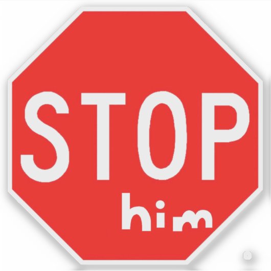 Stop hem sticker (Voorkant)