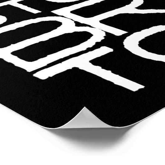 STOP HET ALLEEN POSTER (Hoek)