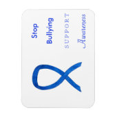 Stop het Bullying Awareness Ribbon Custom Magnets Magneet (Verticaal)