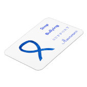 Stop het Bullying Awareness Ribbon Custom Magnets Magneet (Linkerzijde)