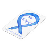 Stop het Bullying Awareness Ribbon Gepersonaliseer Magneet (Linkerzijde)