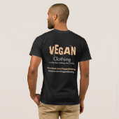 Ⓥ Stop het doden van dieren T-shirt (Achterkant volledig)