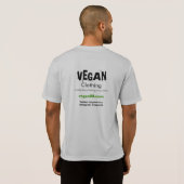 Stop het doden van dieren t-shirt (Achterkant volledig)