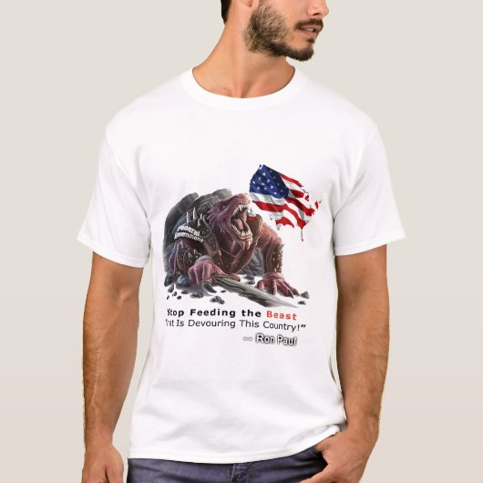 Stop het eten van het Beest T-shirt (Voorkant)