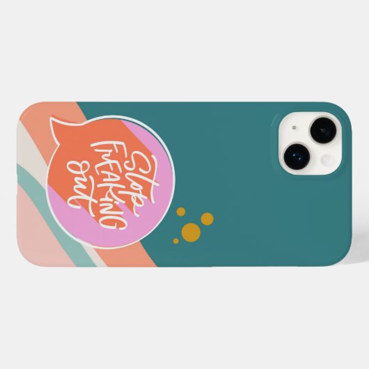 Stop het freaking uit Hoesje-Mate iPhone Geval Case-Mate iPhone Case (Achterkant (horizontaal))