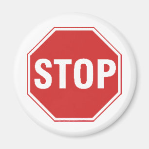 Stop het gebarentaal ontwerp! Uniek coole design! Magneet