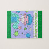 Stop het gebruik van Corona Legpuzzel (Horizontaal)