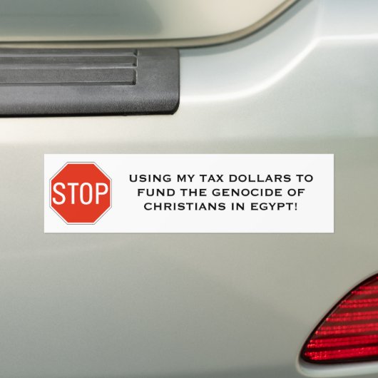 STOP HET GEBRUIK VAN MIJN BELASTINGDOLLARS-BUMPERS BUMPERSTICKER (Op auto)